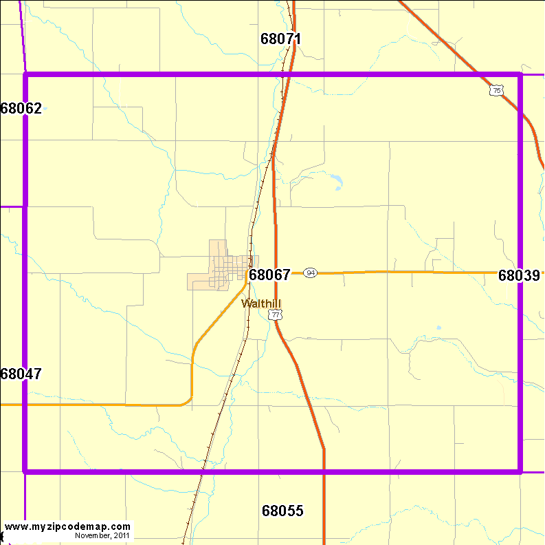 map of 68067