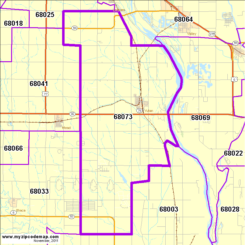map of 68073