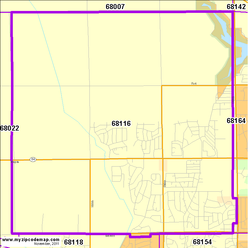 map of 68116