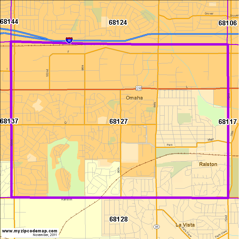 map of 68127