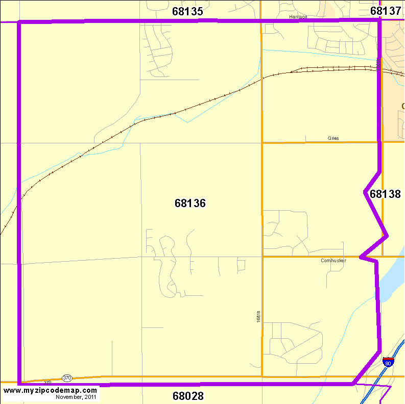 map of 68136