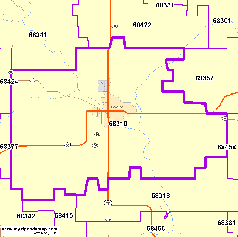 map of 68310