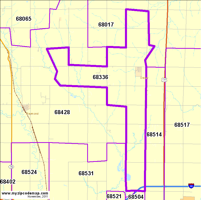 map of 68336