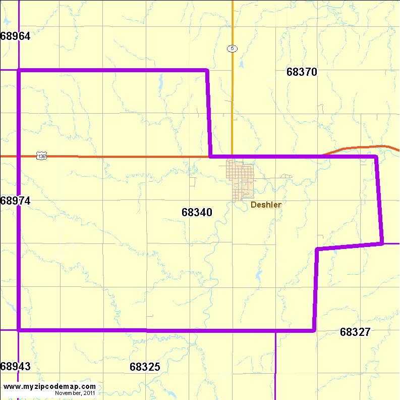 map of 68340