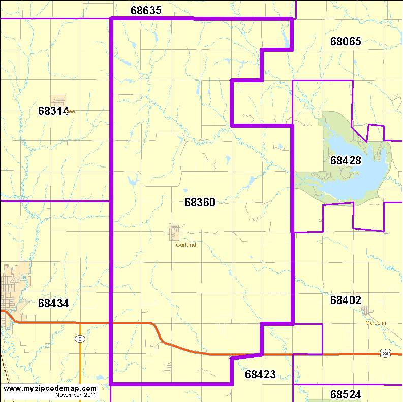 map of 68360