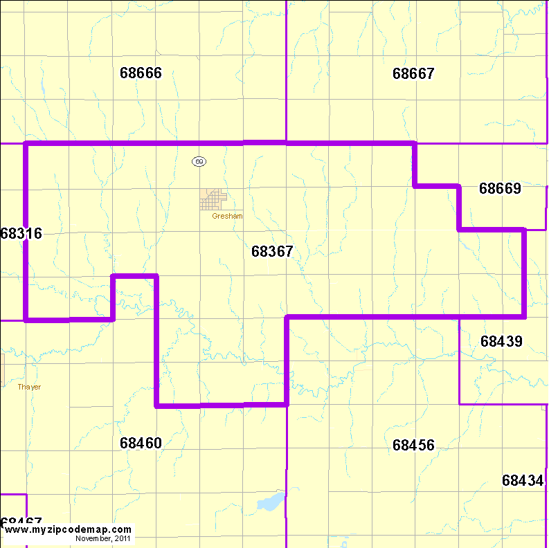 map of 68367