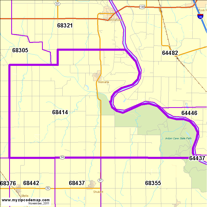 map of 68414