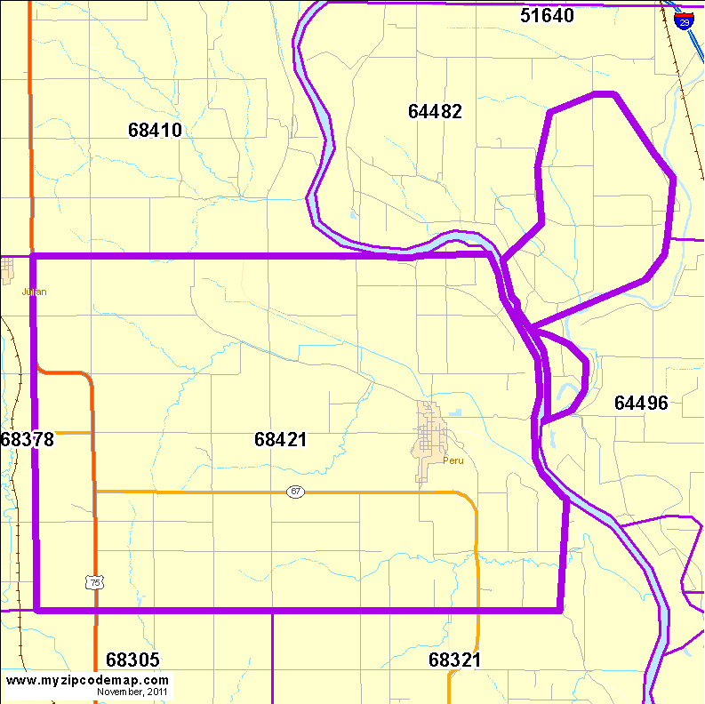 map of 68421