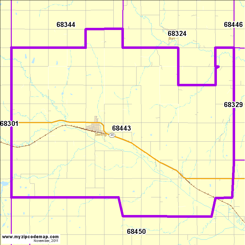 map of 68443