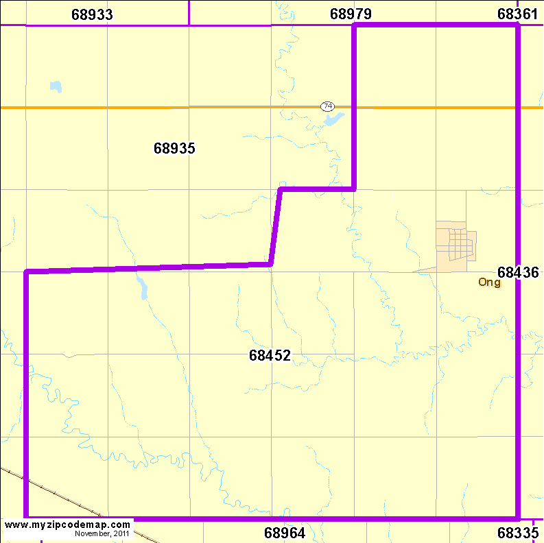 map of 68452
