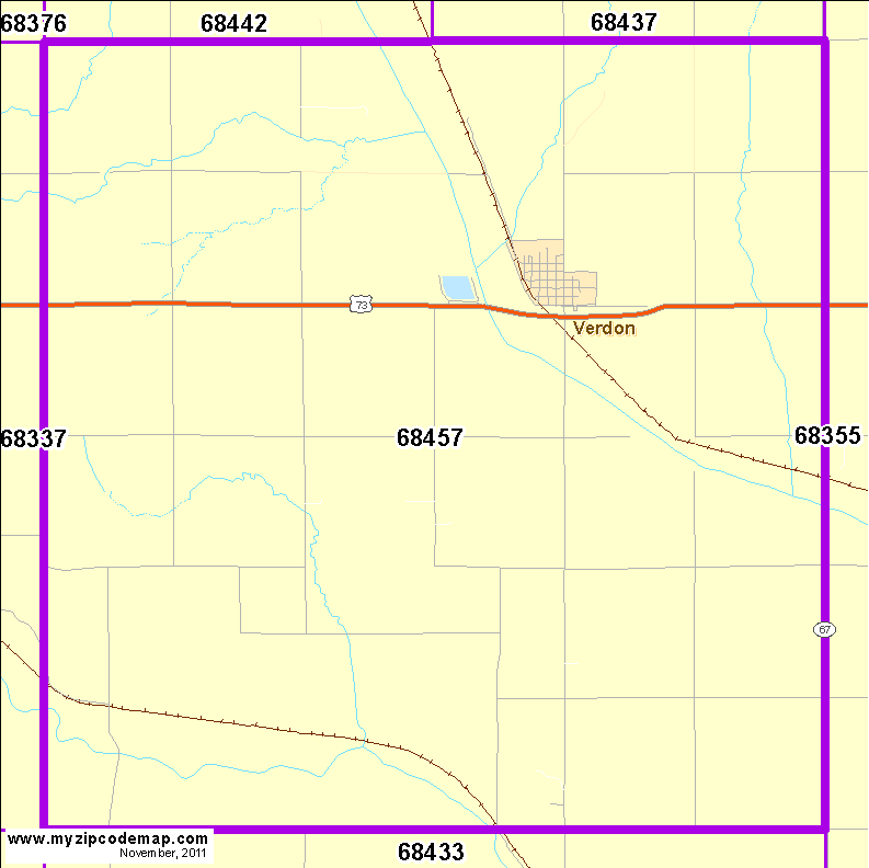 map of 68457