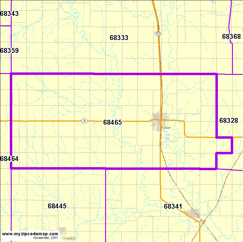 map of 68465