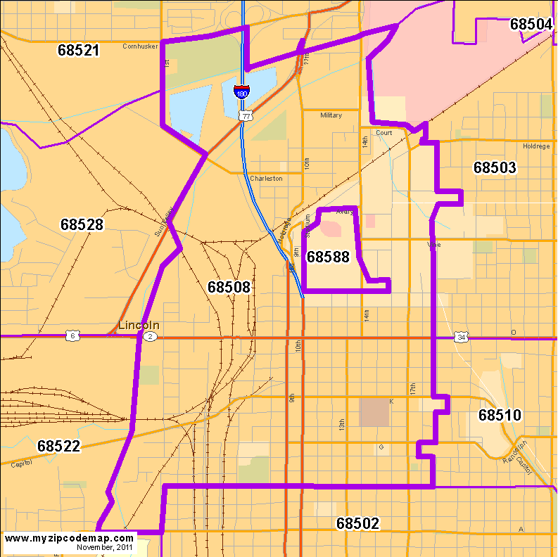 map of 68508