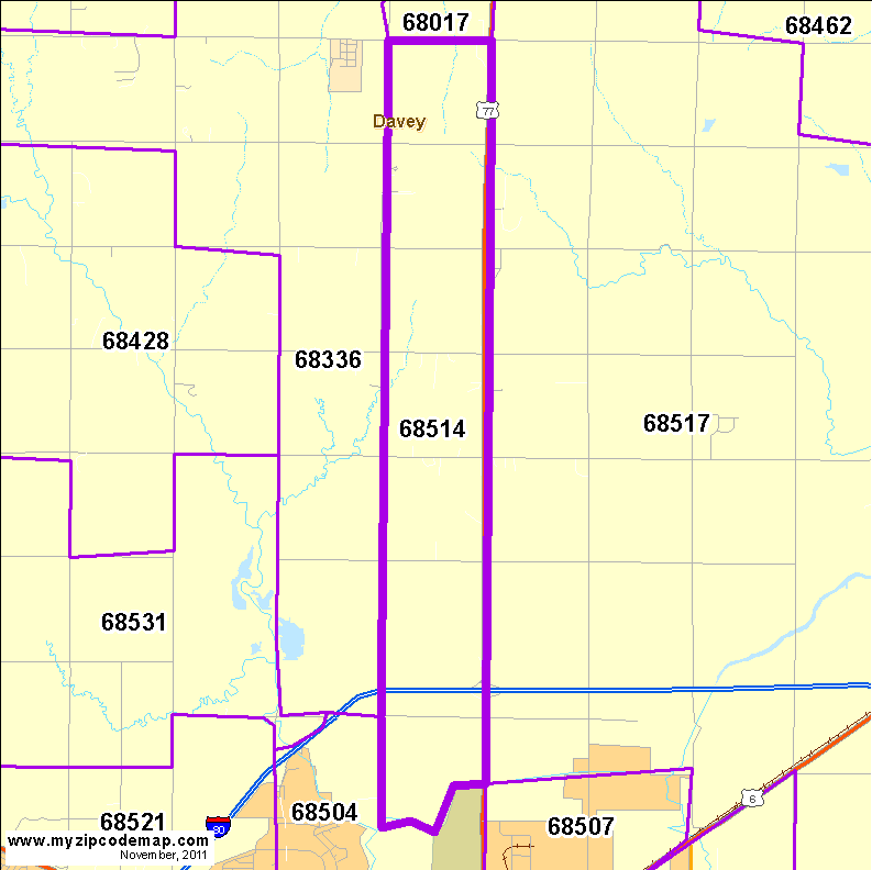 map of 68514