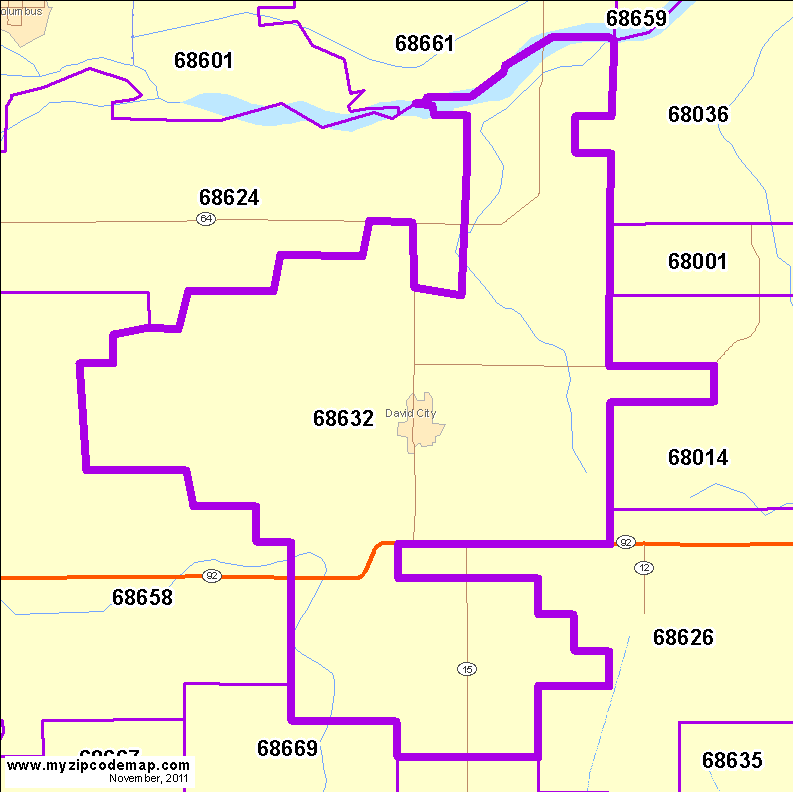 map of 68632