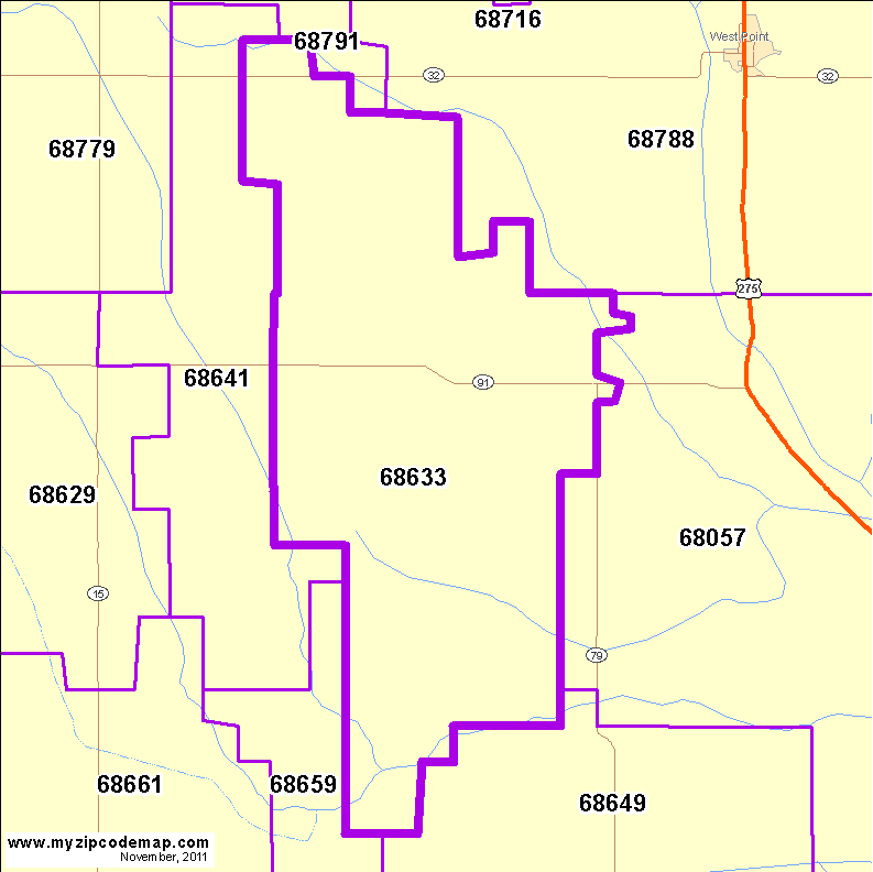 map of 68633
