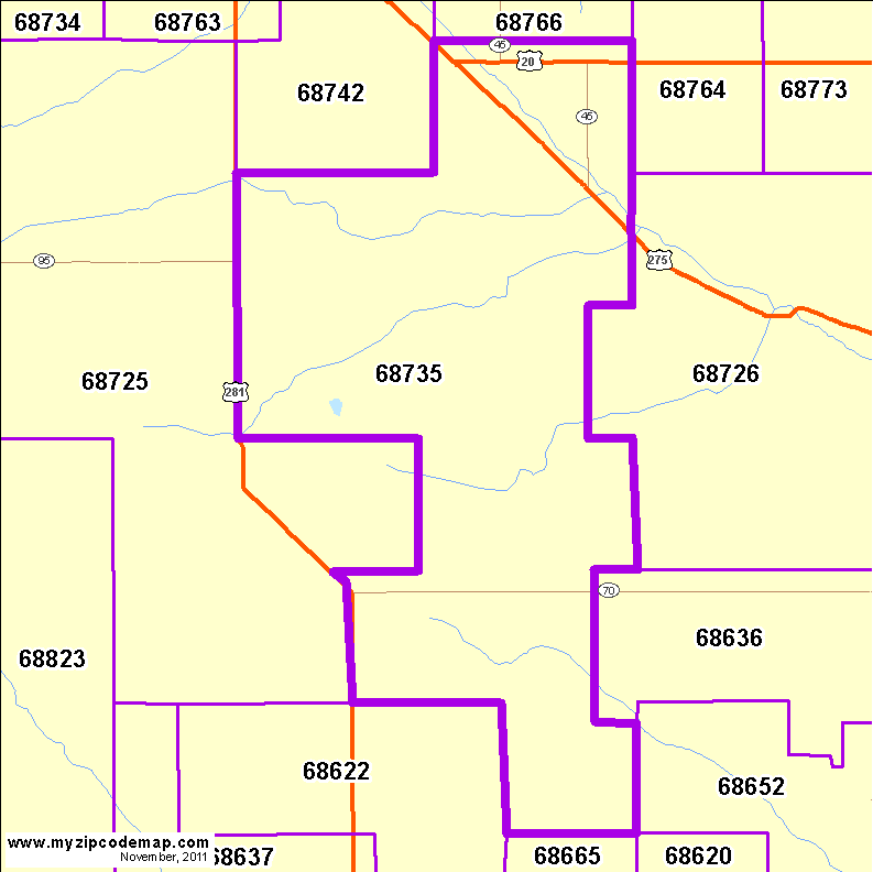 map of 68735