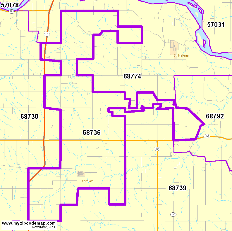 map of 68736