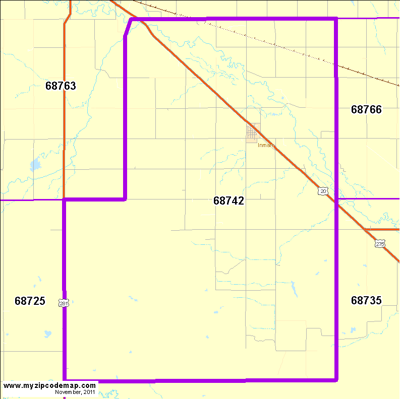 map of 68742