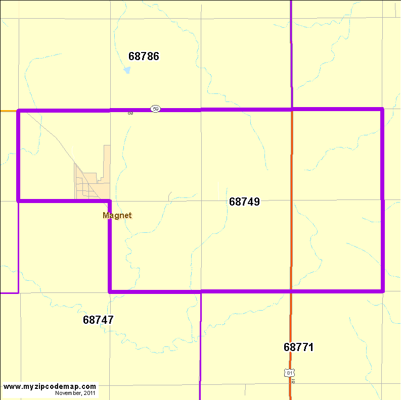 map of 68749