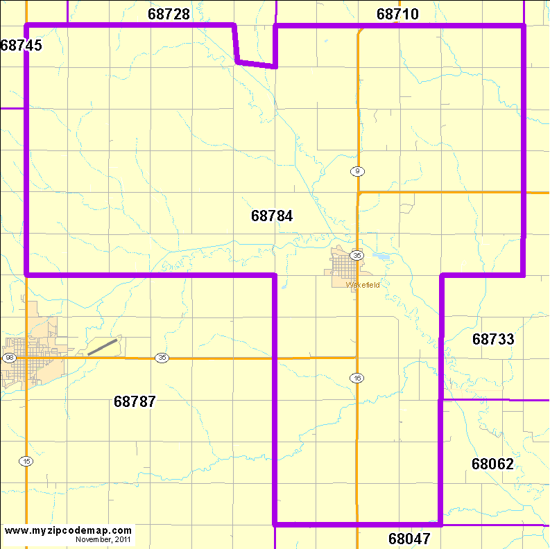 map of 68784