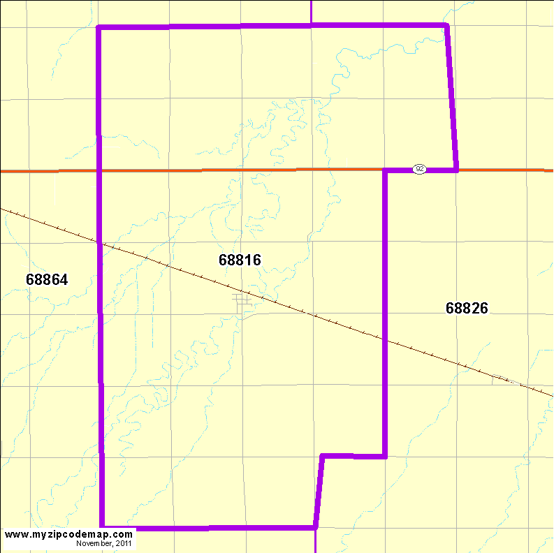map of 68816