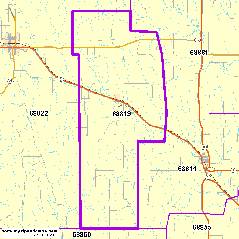 map of 68819