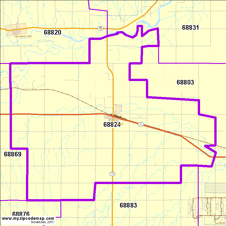 map of 68824