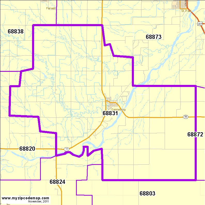 map of 68831