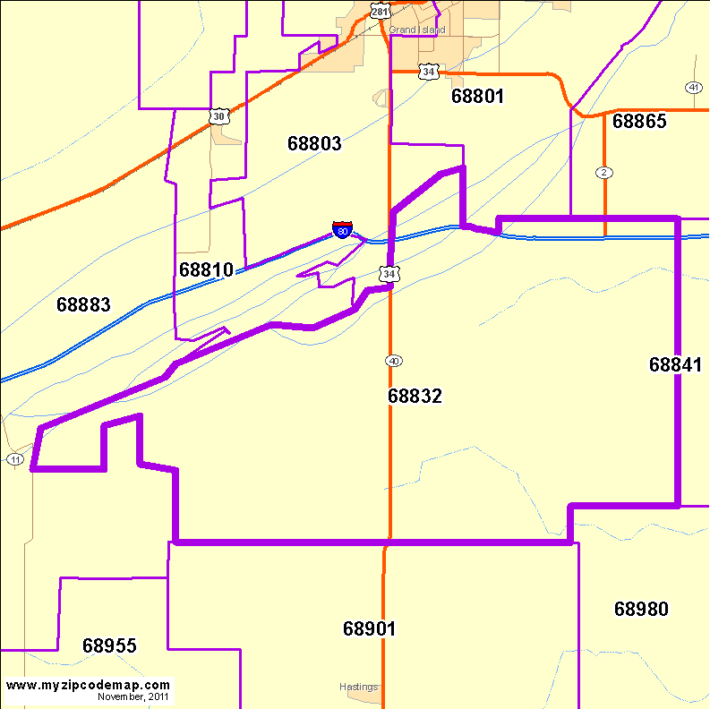 map of 68832