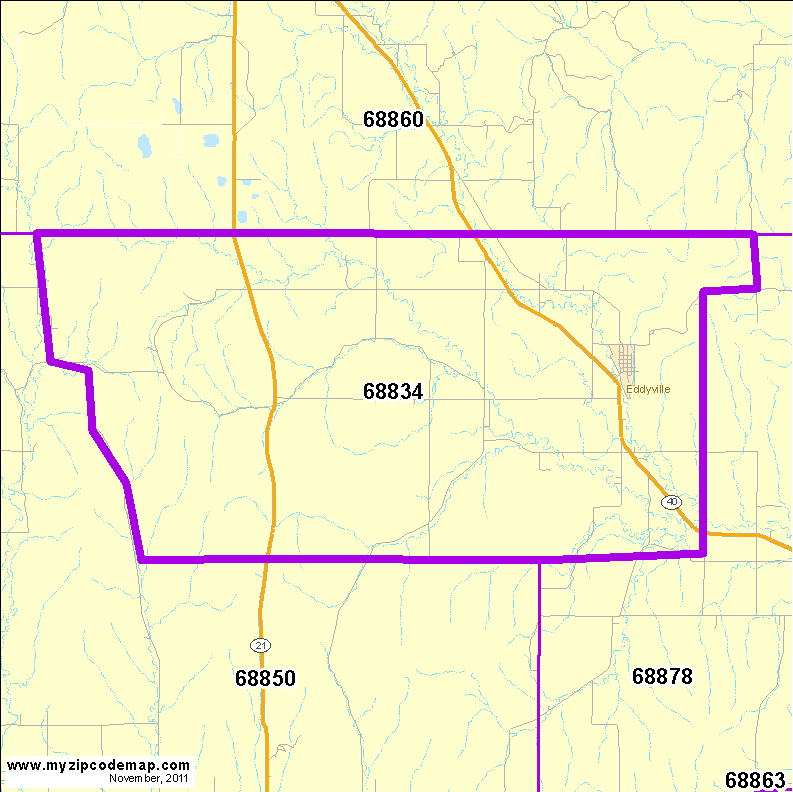 map of 68834