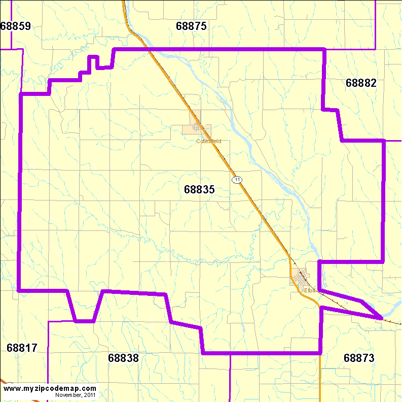 map of 68835