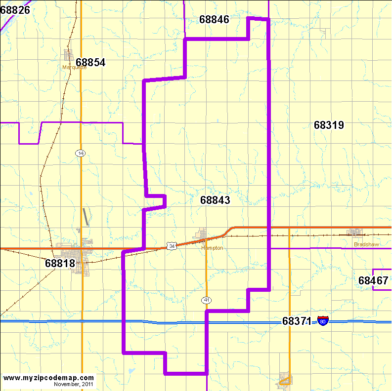 map of 68843