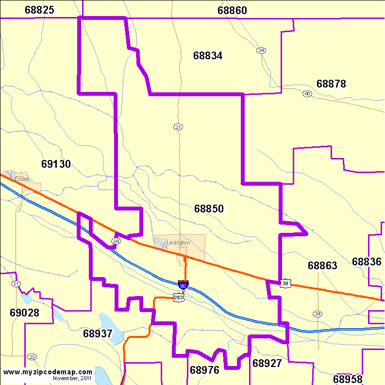 map of 68850
