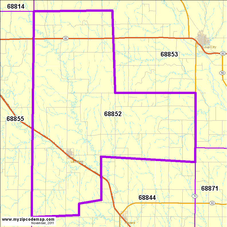 map of 68852
