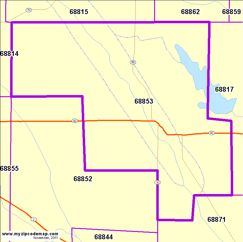 map of 68853