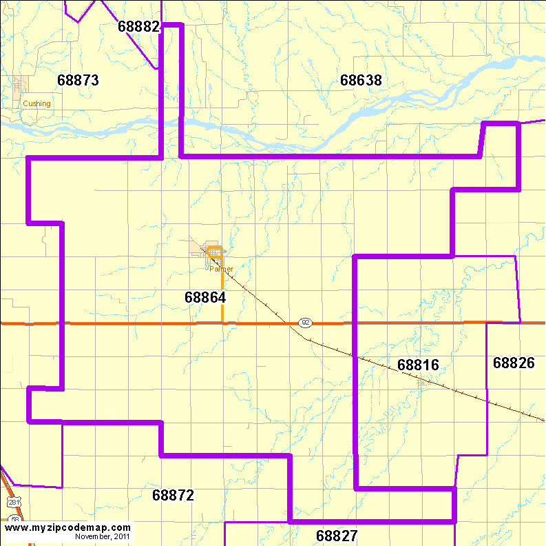 map of 68864