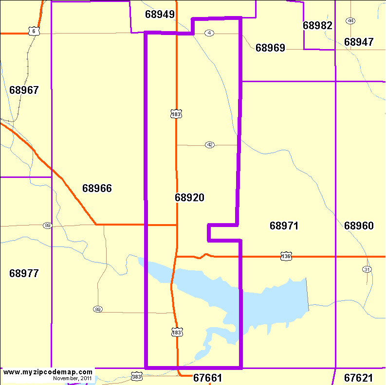 map of 68920