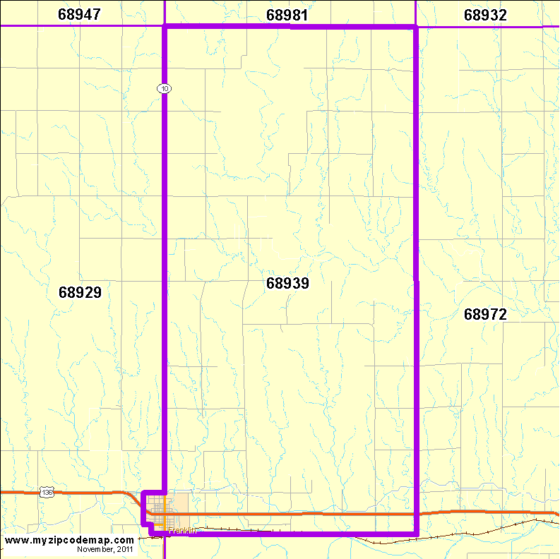 map of 68939
