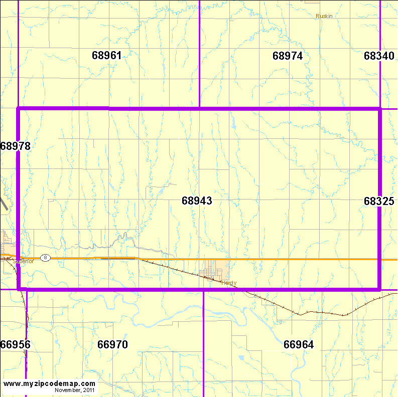 map of 68943