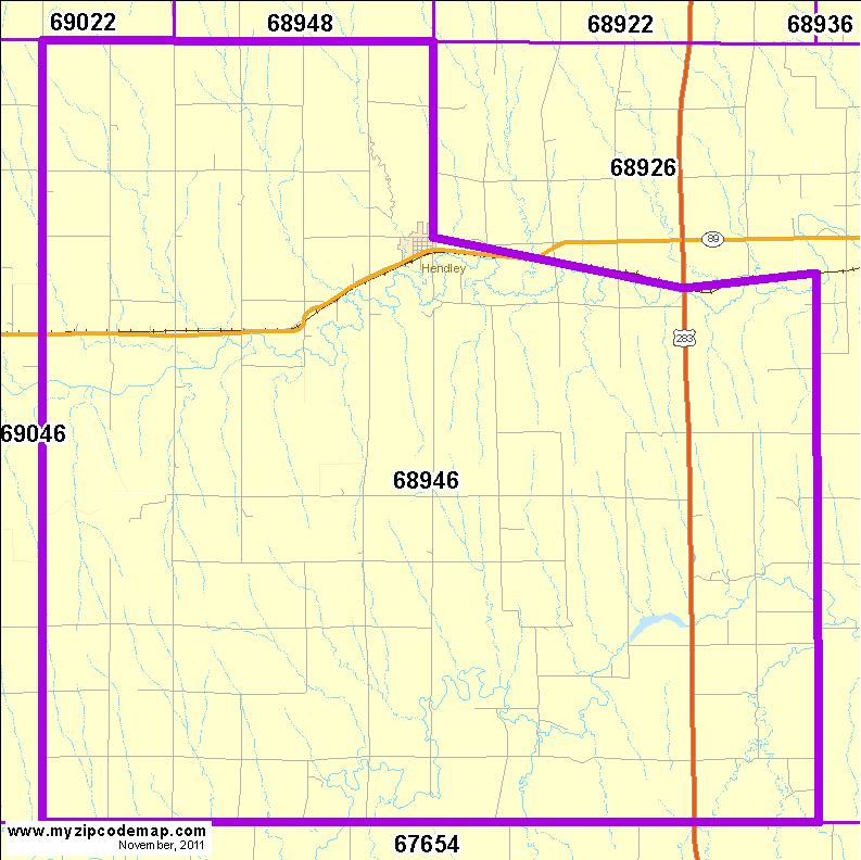 map of 68946