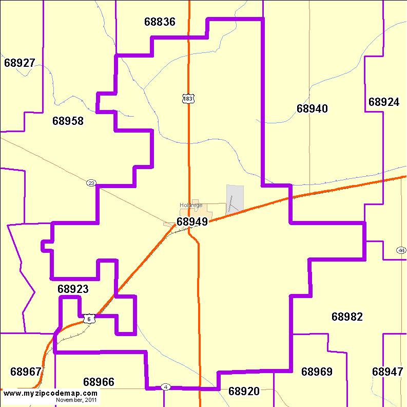map of 68949