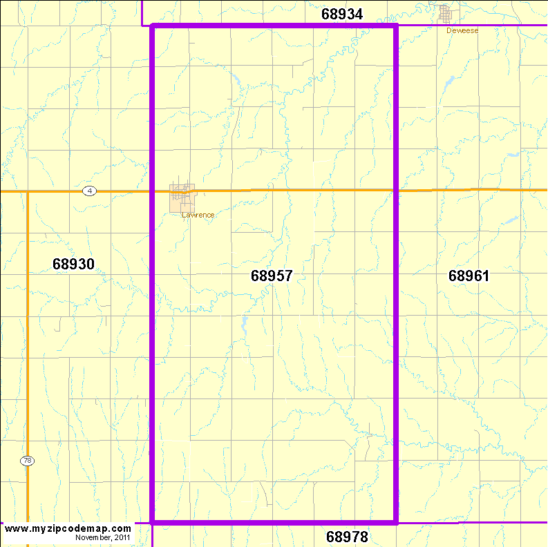 map of 68957