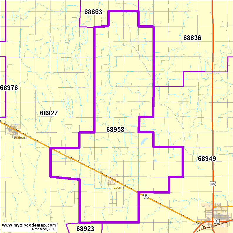 map of 68958