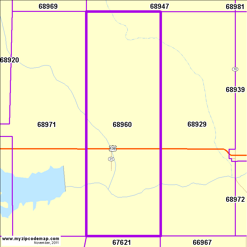 map of 68960