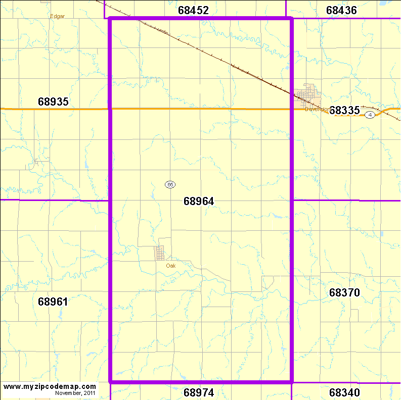 map of 68964