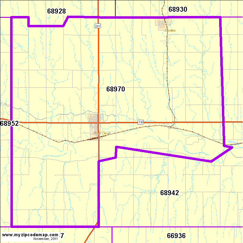 map of 68970
