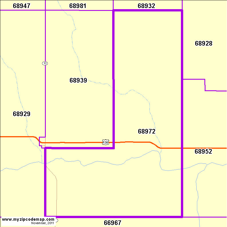 map of 68972