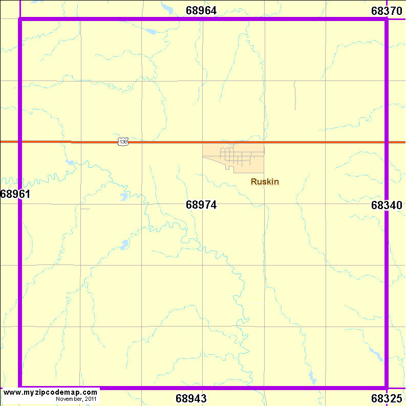 map of 68974