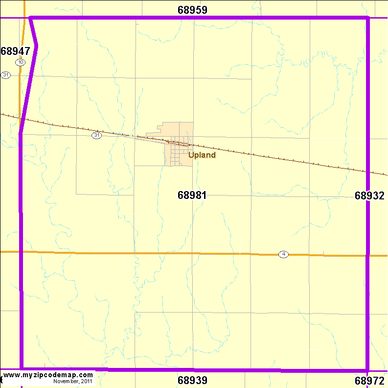 map of 68981